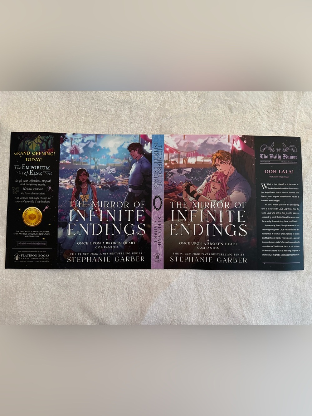Limited Edition Dust Jacket — The Mirror of Infinite Endings